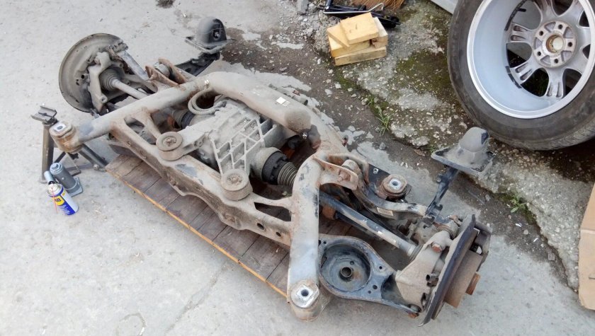 Подвеска Шкода а5 задняя Скаут