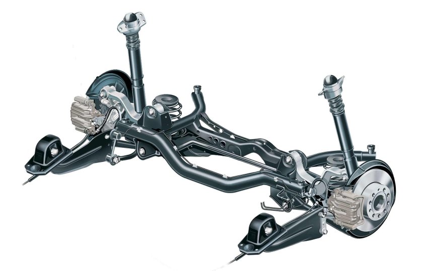 Задняя подвеска Volkswagen Touran 2007 года