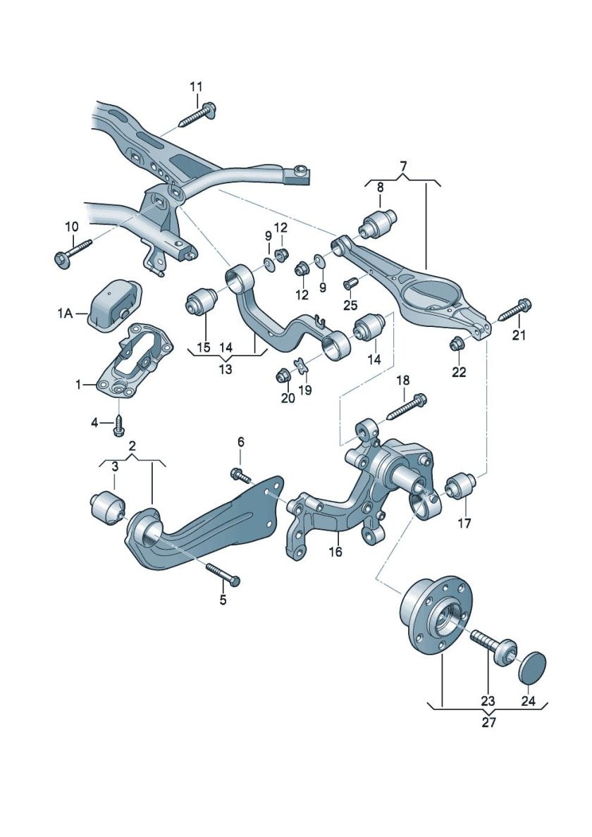 Шкода а5 передняя подвеска