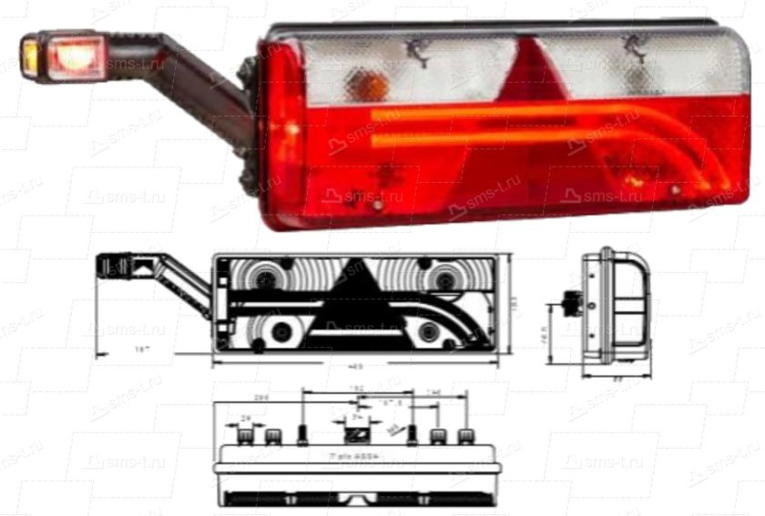 Фонари задние Wielton Europoint III
