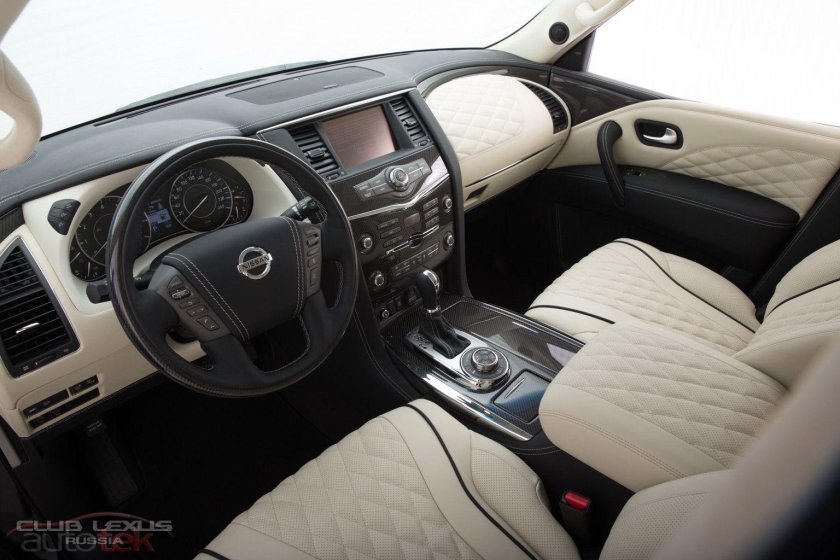 Nissan Patrol y62 салон