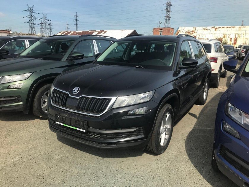 Чёрный Skoda Kodiaq i 1.4 AMT (150 Л.С.) 4wd с пробегом
