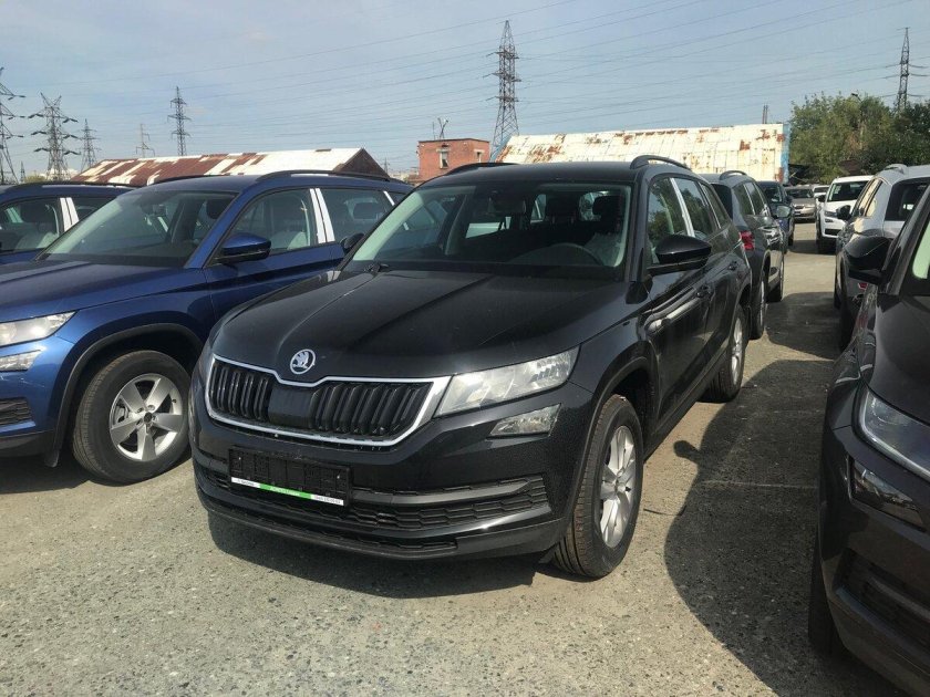Чёрный Skoda Kodiaq i 1.4 AMT (150 Л.С.) 4wd с пробегом
