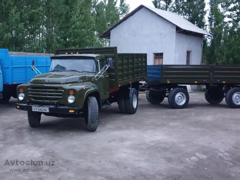 ЗИЛ 131 самосвал с прицепом