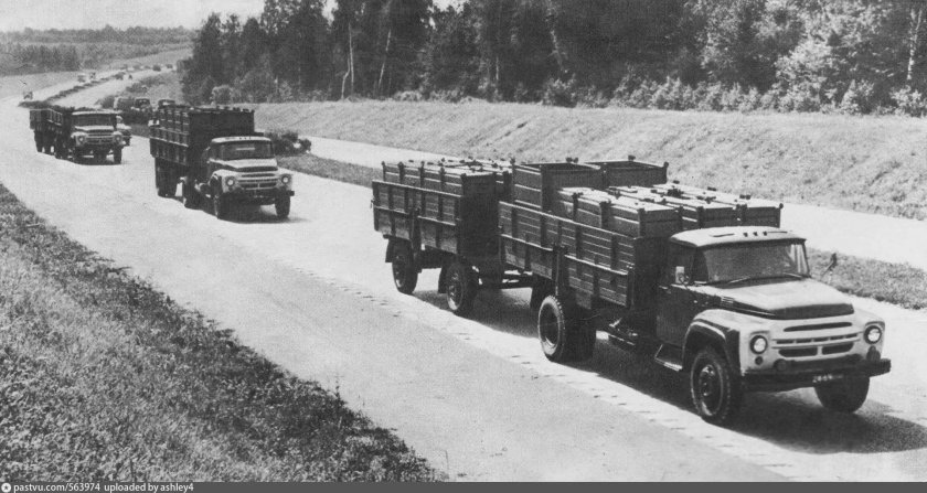 ЗИЛ 130 автопоезд