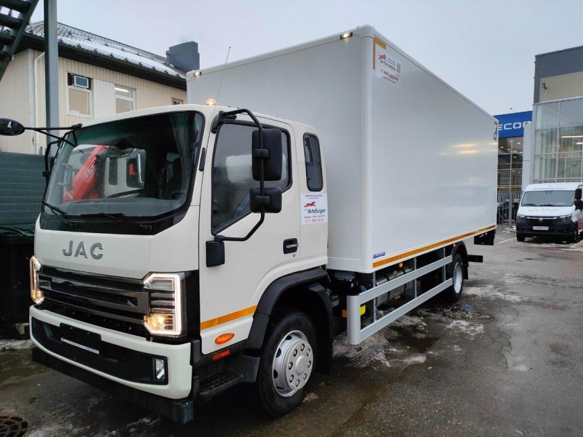Jac n90 изотермический фургон