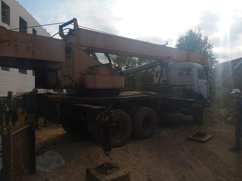 Автокран камаз