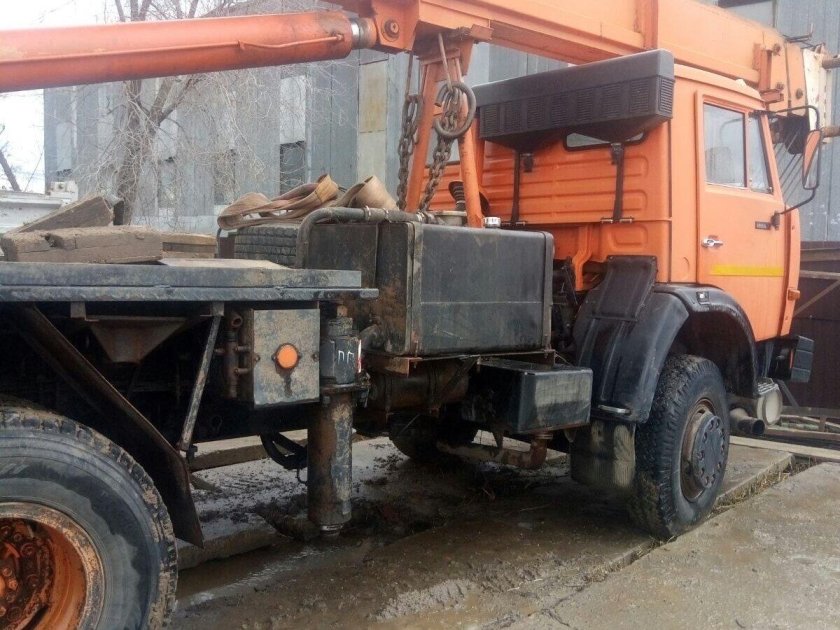 Автокран камаз