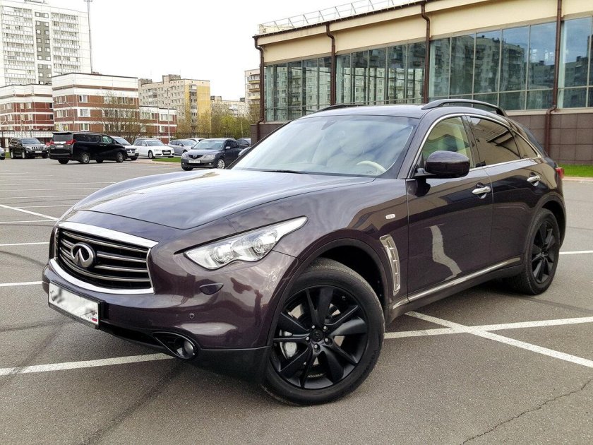 Infiniti fx37 коричневый