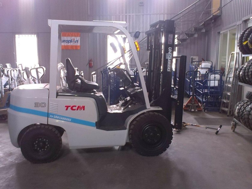 Вилочный погрузчик сани