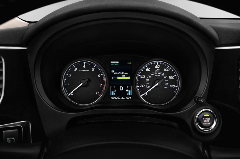 Mitsubishi Outlander 3 приборная панель
