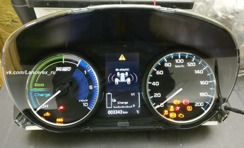 Панель приборов Аутлендер 3