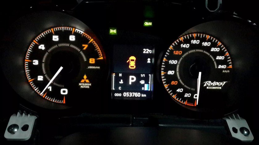 Приборка Mitsubishi Outlander