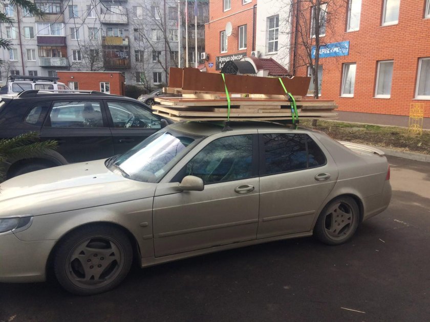 Багажник на крышу Сааб 9000