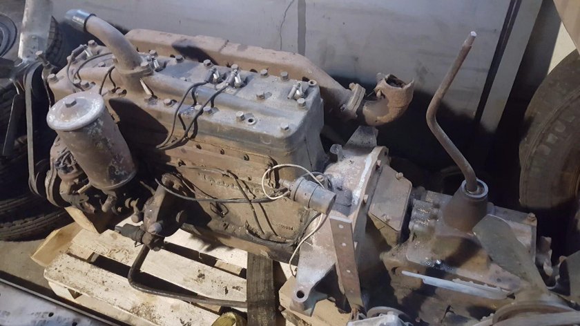 Двигатель грузовика