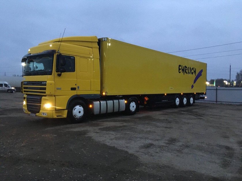 DAF XF 105 сцепка