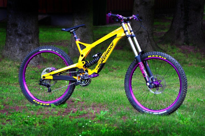 МТБ велосипед фиолетовый