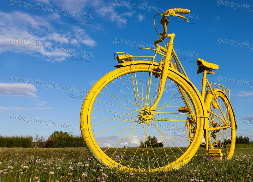 Велосипеды желтого цвета