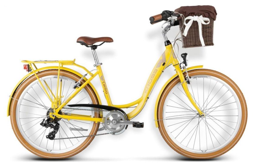 Велосипед женский желтый
