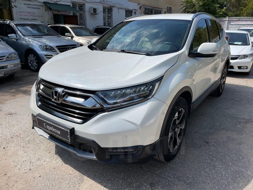 Honda CR V Touring цвет серебро