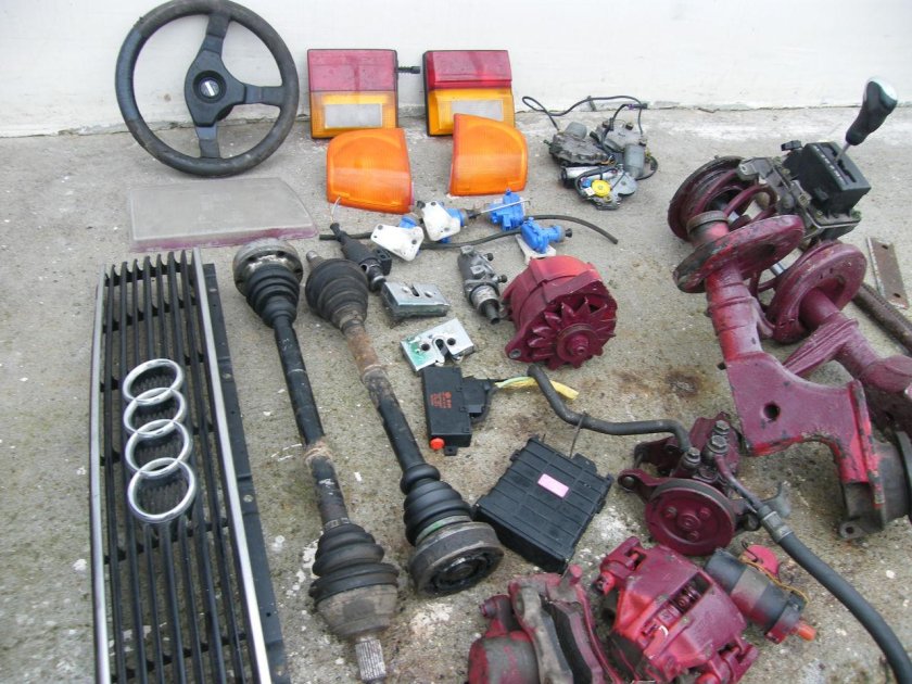 Запчасти на Ауди 100