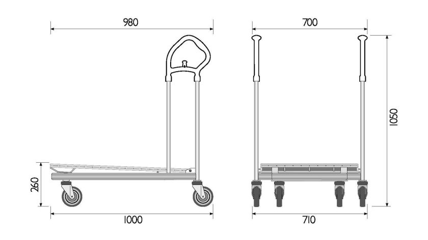 Тележка для перевозки груза