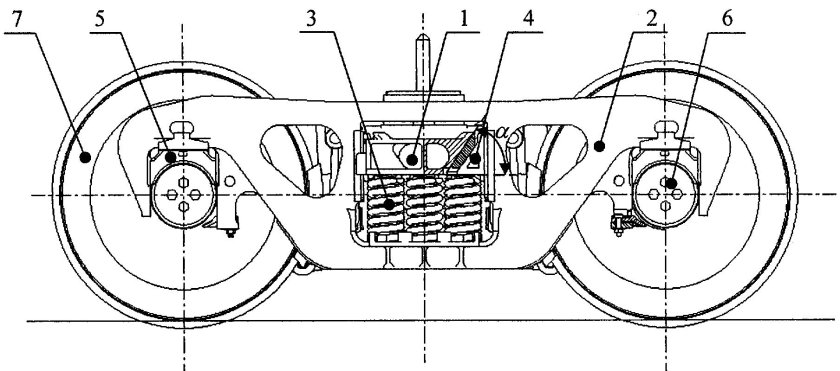 ЖД тележка 18-100 чертеж
