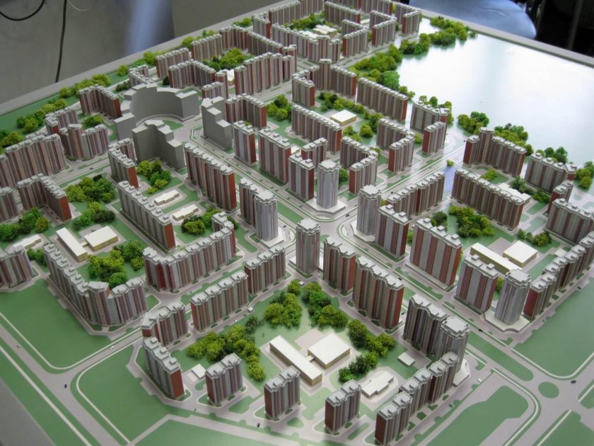 Центр-2 Железнодорожный план застройки микрорайона