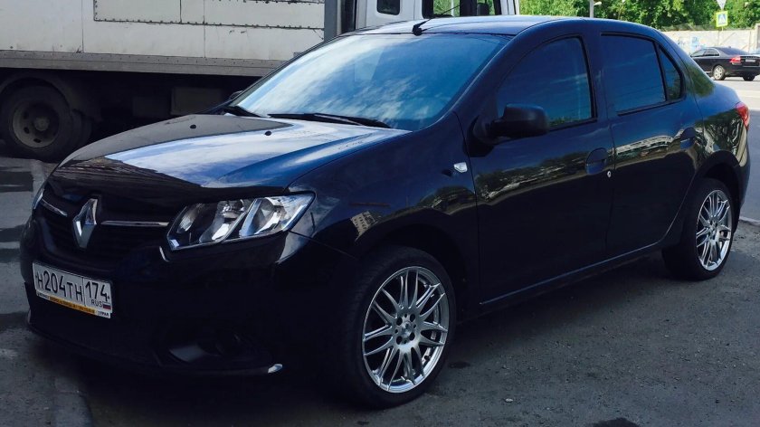 Рено Логан 2 черный