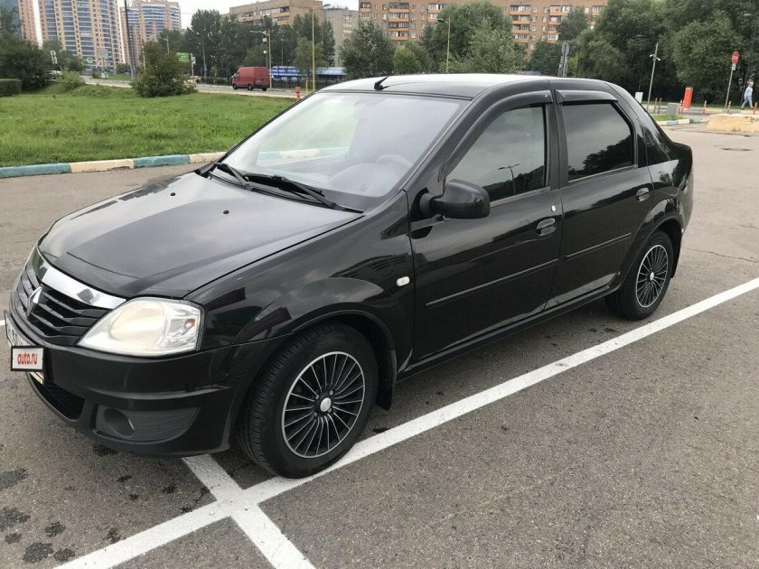 Renault Logan 2011 черный