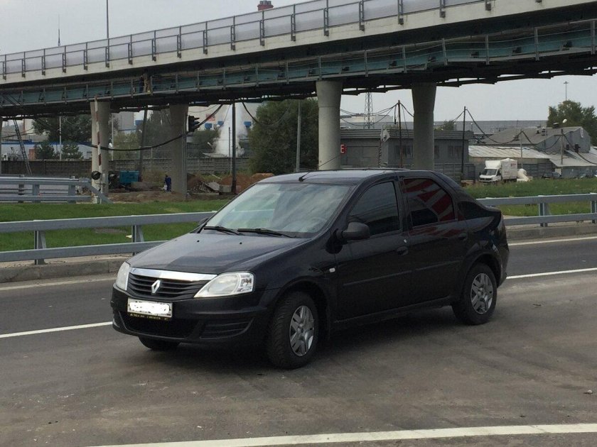 Renault Logan 2011 черный