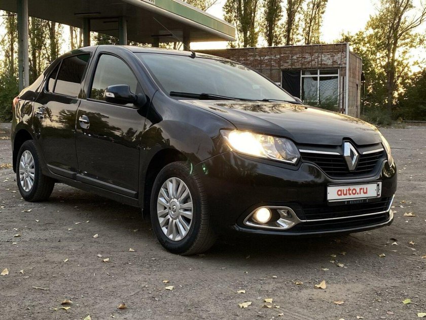 Рено логан 2015 черный