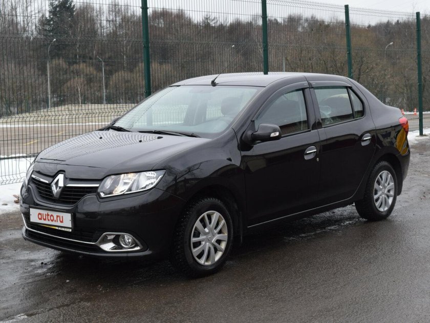 Renault Logan 2014 черный