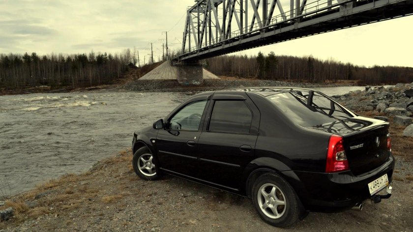 Рено Логан 1 черный