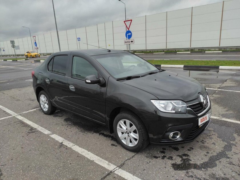 Рено логан 2017 черный