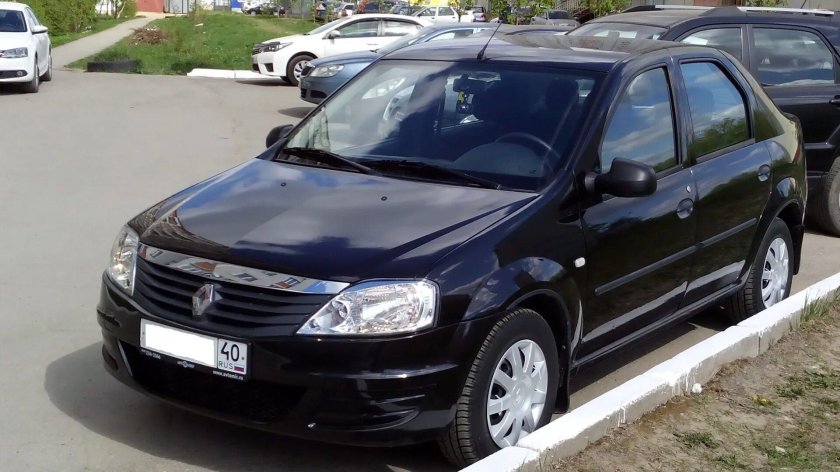 Renault Logan черный