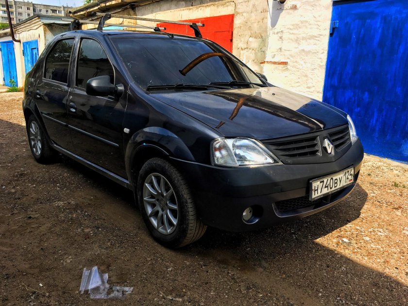 Рено Логан 1 тонированный
