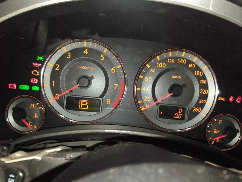 Инфинити fx35 индикаторы приборной панели