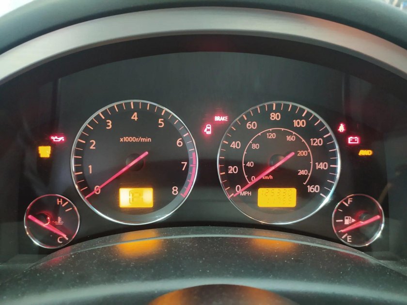 Приборная панель Инфинити