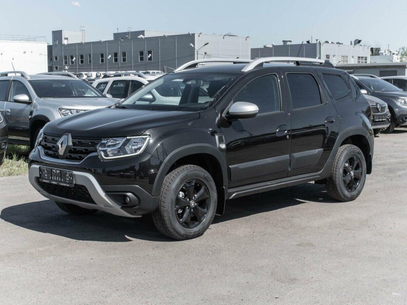 Рено Дастер 2021 черный
