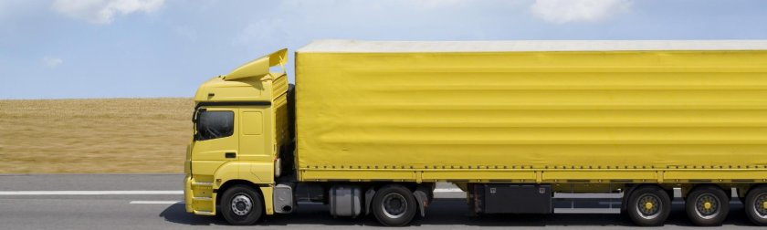 Желтая фура