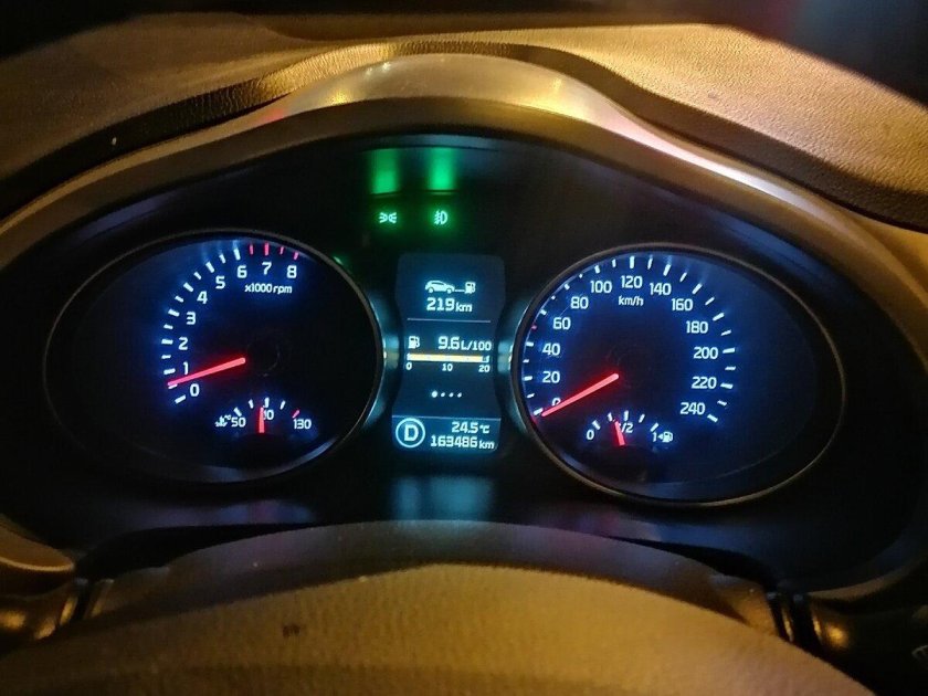 Панель приборов Киа Спортейдж 3 Рестайлинг