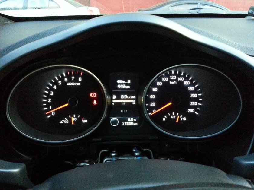 Kia Sportage приборка