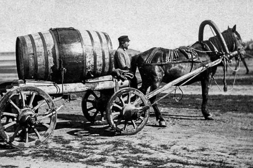 Водовоз 19 века Петербург