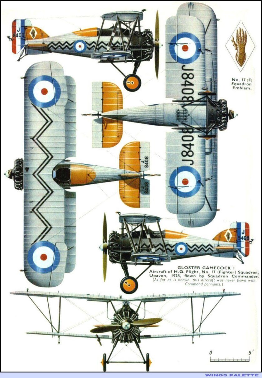 Gloster Meteor чертежи