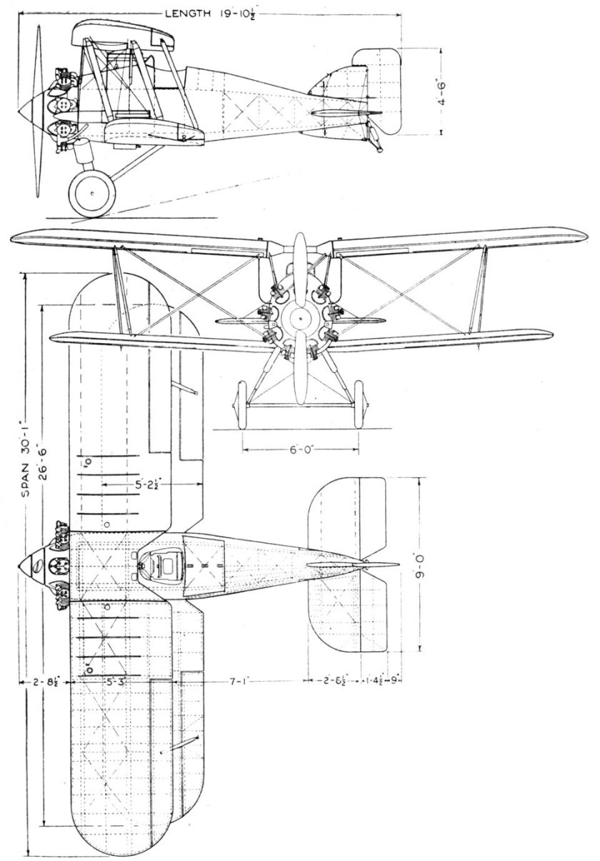 Gloster gladiator чертежи