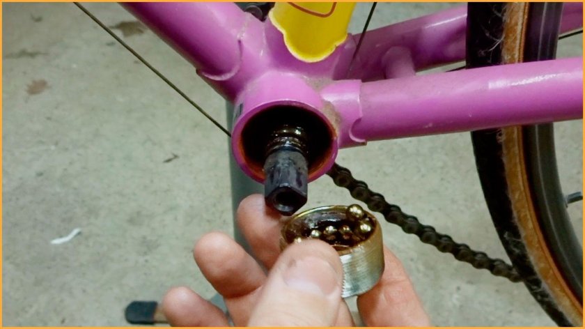 Каретка велосипеда стелс 620 смазка