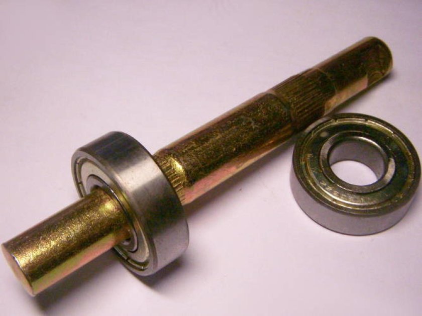 Каретка педального узла с 203 подшипниками