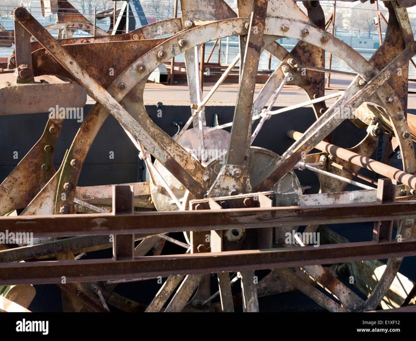 Колесо колесного парохода