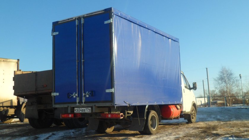 Фургон тентованный высокий объем